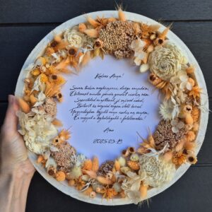 Szülőköszöntő tálca - Barack