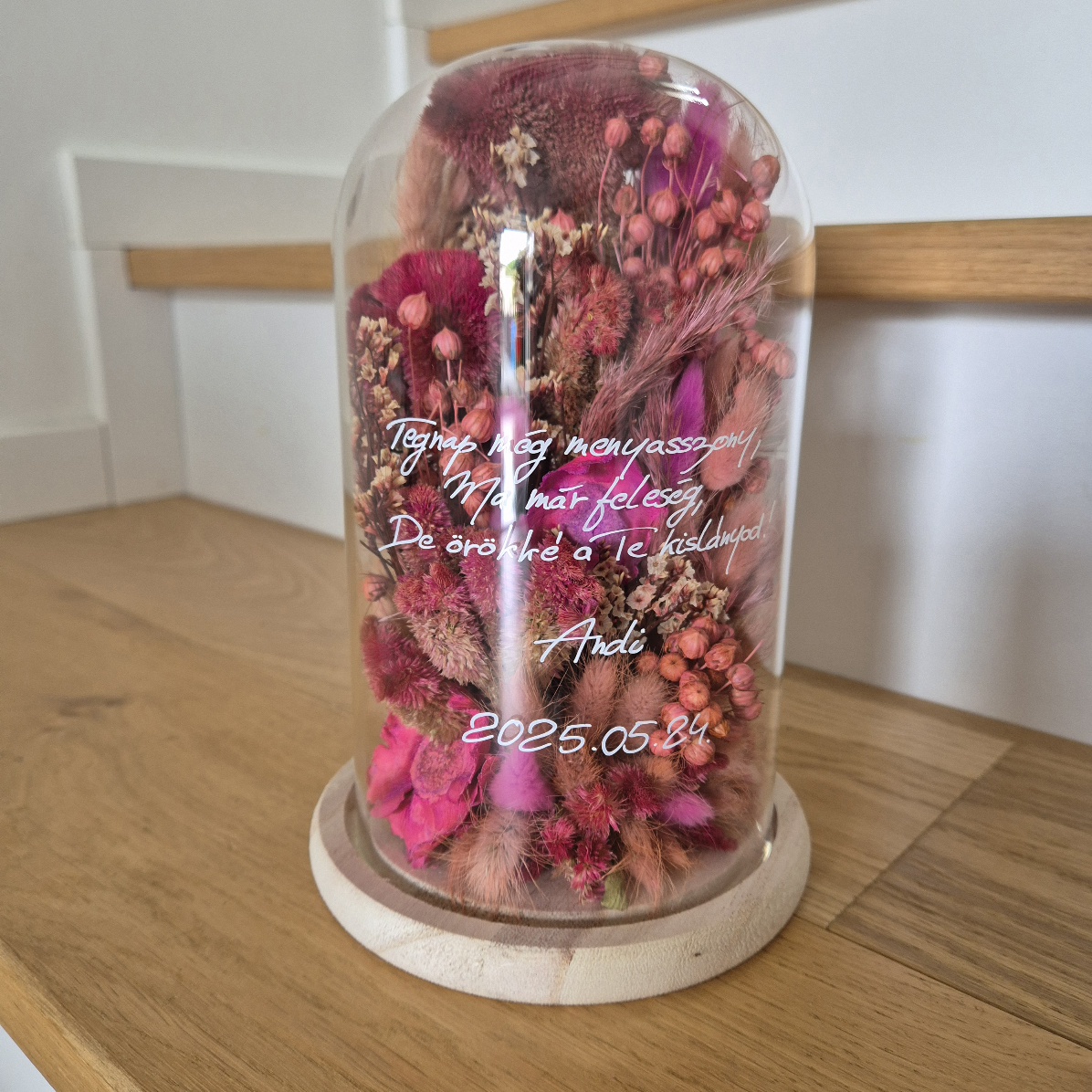 Szülőköszöntő búra - Mályva