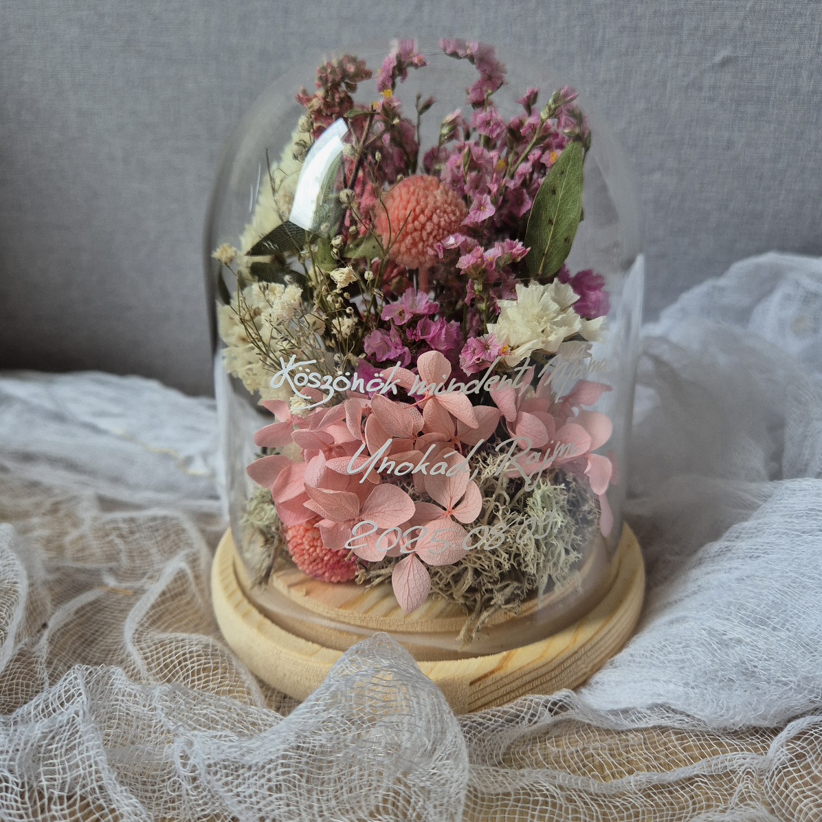 Szülőköszöntő búra _15 cm_Noreen