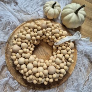 Hygge golyós koszorú