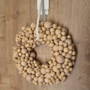 Hygge golyós koszorú