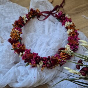 Terra-bordó koszorú