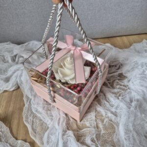 Örökrózsás plexi box